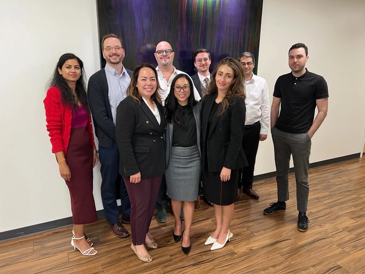 The Fortrea AI/ML Rapid Development Studio team gathered for a group photograph